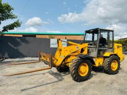 JCB 408 PIVOT STEER HANDLER *C/W LONG PALLET TINES*VIDEO*