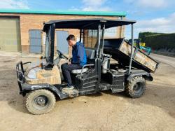 KUBOTA RTV 1140 CPX* C/W HYDRAULIC TIP*YEAR 2014*VIDEO*