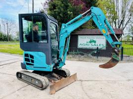KOBELCO SK17 TRACKED EXCAVATOR *2021, 1694 HOURS* C/W QUICK HITCH *VIDEO*