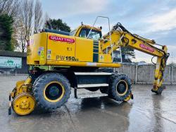 KOMATSU PW150ES-6K 4WD *ENGINEERING CONFORMANCE CERTIFICATE*VIDEO*