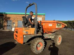 AUSA D400 AHG SWIVLE TIP DUMPER*YEAR 2015*2609 HOURS*VIDEO*