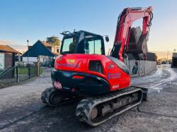 KUBOTA KX080-4A2 *YEAR 2020, 3022 HOURS* EXCAVATOR* C/W BUCKETS *VIDEO*