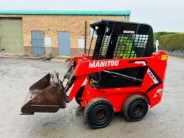 MANITOU 850R SKIDSTEER*C/W BUCKET*ONLY 615 HOURS*YEAR 2022*VIDEO*