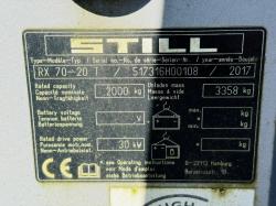 STILL RX70-20 T FORKLIFTS*SPARES AND REPAIRS*YEAR 2013/2017*VIDEO*