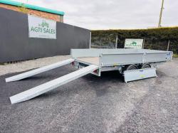 *NEW UNUSED 2025* IFOR WILLIAMS 14FT 6 TWIN AXLE TRAILER *C/W SIDES AND RAMP* (CHOICE OF 8)