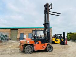 NISSAN 70 FORKLIFT*C/W PALLET TINES*VIDEO*