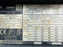 DOOSAN G25P-7 FORKLIFT*C/W FORK POSITIONER*YEAR 2019*VIDEO*