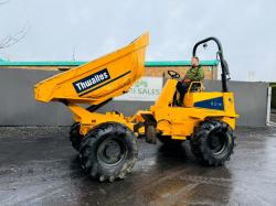 THWAITES 6 TONNE SWIVLE TIP DUMPER*YEAR 2008* ONLY 1453 HOURS*VIDEO*