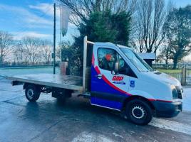 VOLKSWAGEN CRAFTER FLAT BED PICK UP *YEAR 2015, MOT'D TILL MAY 2024* VIDEO *