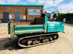 KOMATSU CD30-1 TRACKED DUMPER*C/W RUBBER TRACKS*VIDEO*