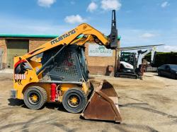 MUSTANG 2600R SKIDSTEER*C/W BUCKET & TINES*YEAR 2014*VIDEO*