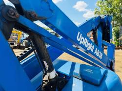 UPRIGHT AB38N ELECTRIC MANLIFT*NEEDS CHARGING*VIDEO*