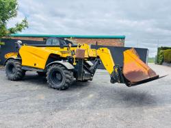 HAULOTTE 17M JACK LEG TELEHANDLER* 2129 HOURS*C/W BUCKET AND TINES*VIDEO*