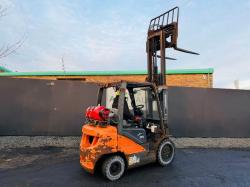 DOOSAN G25P-7 FORKLIFT*C/W FORK POSITIONER*YEAR 2019*VIDEO*