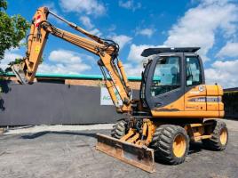 CASE WX125 WHEELED EXCAVATOR *C/W QUICK HITCH*VIDEO*