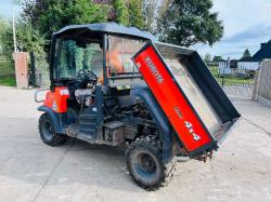 KUBOTA RTV900 4WD UTV *ROAD REGISTERED, YEAR 2011* C/W POWER STEERING *VIDEO*