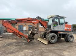 ATLAS 1404M WHEELED EXCAVATOR*C/W ROTATING SLECETOR GRAB*VIDEO*