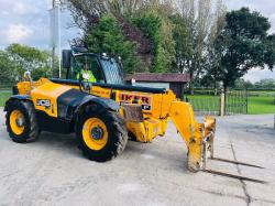 JCB 540-140 HI VIZ 4WD TELEHANDLER *YEAR 2017, 14 METER REACH* C/W TINES *VIDEO* 