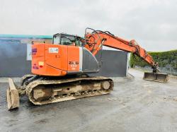 HITACHI ZX135US-3 TRACKED EXCAVATOR*ENGINE TAPPING*C/W BUCKET*VIDEO*
