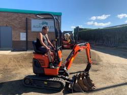 KUBOTA U10-3 MICRO DIGGER*ONLY 1089 HOURS*YEAR 2018*VIDEO*