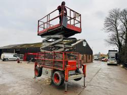 SKYJACK SJ7135 SCISSOR LIFT *12V*10.7M DRIVE REACH*VIDEO*