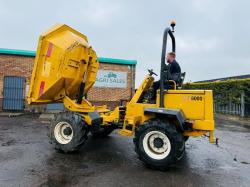 BARFORD SXR6000 SWIVLE TIP DUMPER*C/W ROLL BAR*VIDEO*
