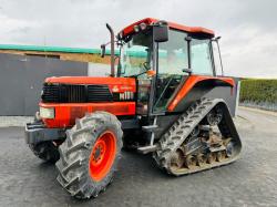 KUBOTA M100 HALF TRACK TRACTOR*C/W REAR LINKAGE & PTO*1216 HOURS*VIDEO*