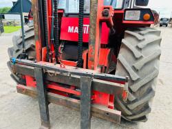 MANITOU M226CP ROUGH TERRIAN FORKLIFT * 6851 HOURS * C/W SIDE SHIFT * SEE VIDEO *