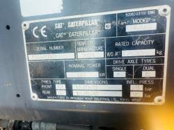 CATERPILLAR DP135N MASTED FORKLIFT*VIDEO*
