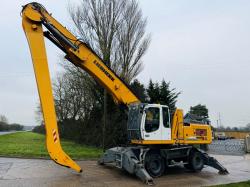 LIEBHERR A934C HIGH RISE SCRAP HANDLER*C/W SCRAP GRAB*YEAR 2013*VIDEO*