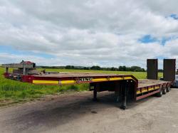 KING LOW LOADER TRAILER*C/W RAMPS AND WINCH*VIDEO*