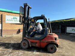 LINDE H30D-03 FORKLIFT*C/W PALLET TINES*VIDEO*