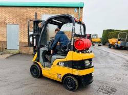 CATERPILLAR GP18N CONTAINER SPEC FORKLIFT*C/W PALLET TINES*VIDEO*