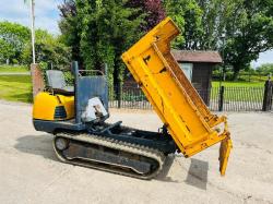 TRACKED DUMPER C/W DROP SIDE'S TIPPING BODY & RUBBER TRACKS *VIDEO*