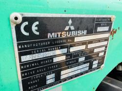 MITSUBISHI FG25NT CONTAINER SPEC FORKLIFT*C/W PALLET TINES*YEAR 2015*VIDEO*