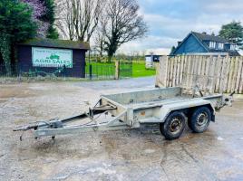INDESPENSION TWIN AXLE PLANT TRAILER C/W LOADING RAMP *VIDEO*