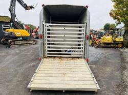 IFOR WILLIAMS TRI AXLE 14FT X 7FT CATTLE TRAILER*C/W 2 PARTITIONS*VIDEO*