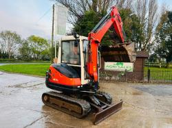 KUBOTA KX71-3 EXCAVATOR *YEAR 2012, 4178 HOURS* C/W 3 X BUCKETS *VIDEO*