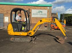 JCB 8018 MINI EXCAVATOR*EXPANDING TRACKS*C/W PECKER*VIDEO*