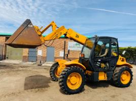 JCB 530-70 TELEHANDLER*C/W BUCKET*AG SPEC*VIDEO*
