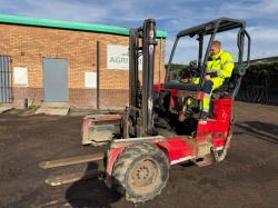 MOFFETT M5 25.3 *C/W FORK POSITIONER*1453 HOURS*YEAR 2012*VIDEO*