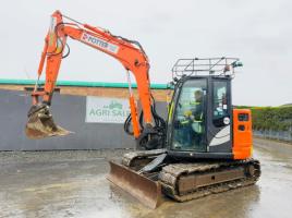 HITACHI ZX85USB-5A TRACKED EXCAVATOR*YEAR 2017*VIDEO*