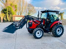 BRAND NEW SIROMER 504 4WD TRACTOR * YEAR 2023 * WITH SYNCHRO CAB AND LOADER 