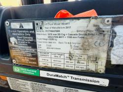 HYSTER H3.0FT CONTAINER SPEC FORKLIFT*C/W PALLET TINES*YEAR 2017*VIDEO*