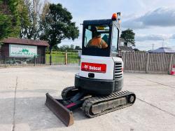 BOBCAT E25 EXCAVATOR *YEAR 2014, 2699 HOURS* C/W ZERO SWING *VIDEO*