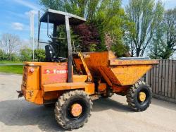 THWAITES 5 TON 4WD DUMPER C/W ROLE BAR & CANOPY *VIDEO*