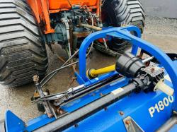 KUBOTA L4150 4WD TRACTOR*C/W RYETECH FLAIL MULCHER*VIDEO*