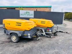ATLAS COPCO TOWABLE AIR COMPRESSOR *CHOICE OF 2*VIDEO*