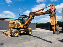 CASE WX125 WHEELED EXCAVATOR *C/W QUICK HITCH*VIDEO*