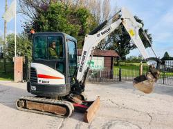 BOBCAT E25 EXCAVATOR *YEAR 2015, ONLY 1588 HOURS* C/W QUICK HITCH *VIDEO*